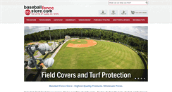 Desktop Screenshot of baseballfencestore.com