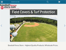 Tablet Screenshot of baseballfencestore.com